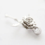 Wicked Rose - Solid Silver Pendant