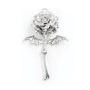 Wicked Rose - Solid Silver Pendant