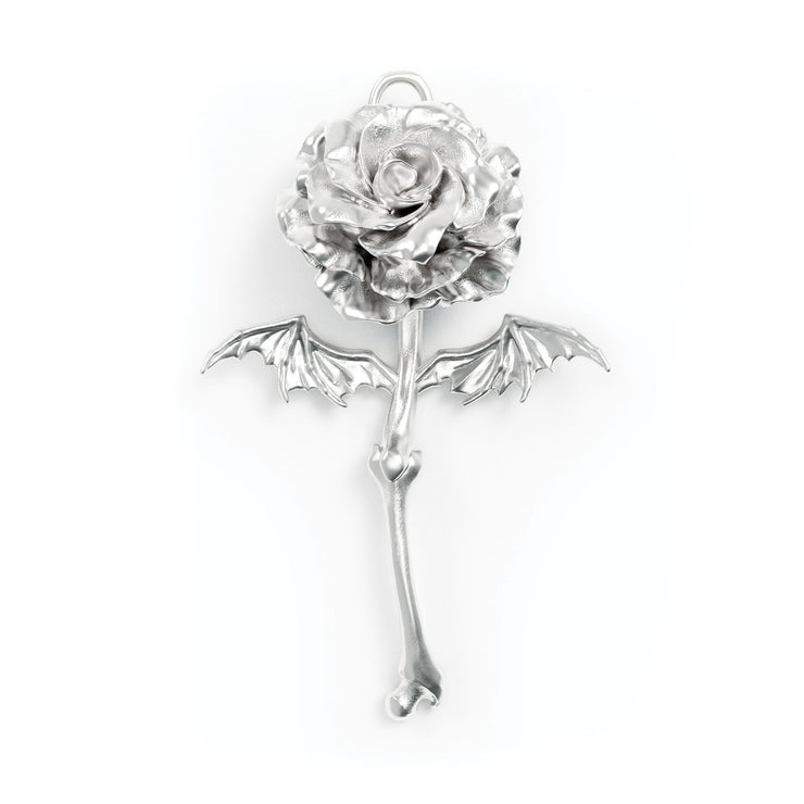 Wicked Rose - Solid Silver Pendant