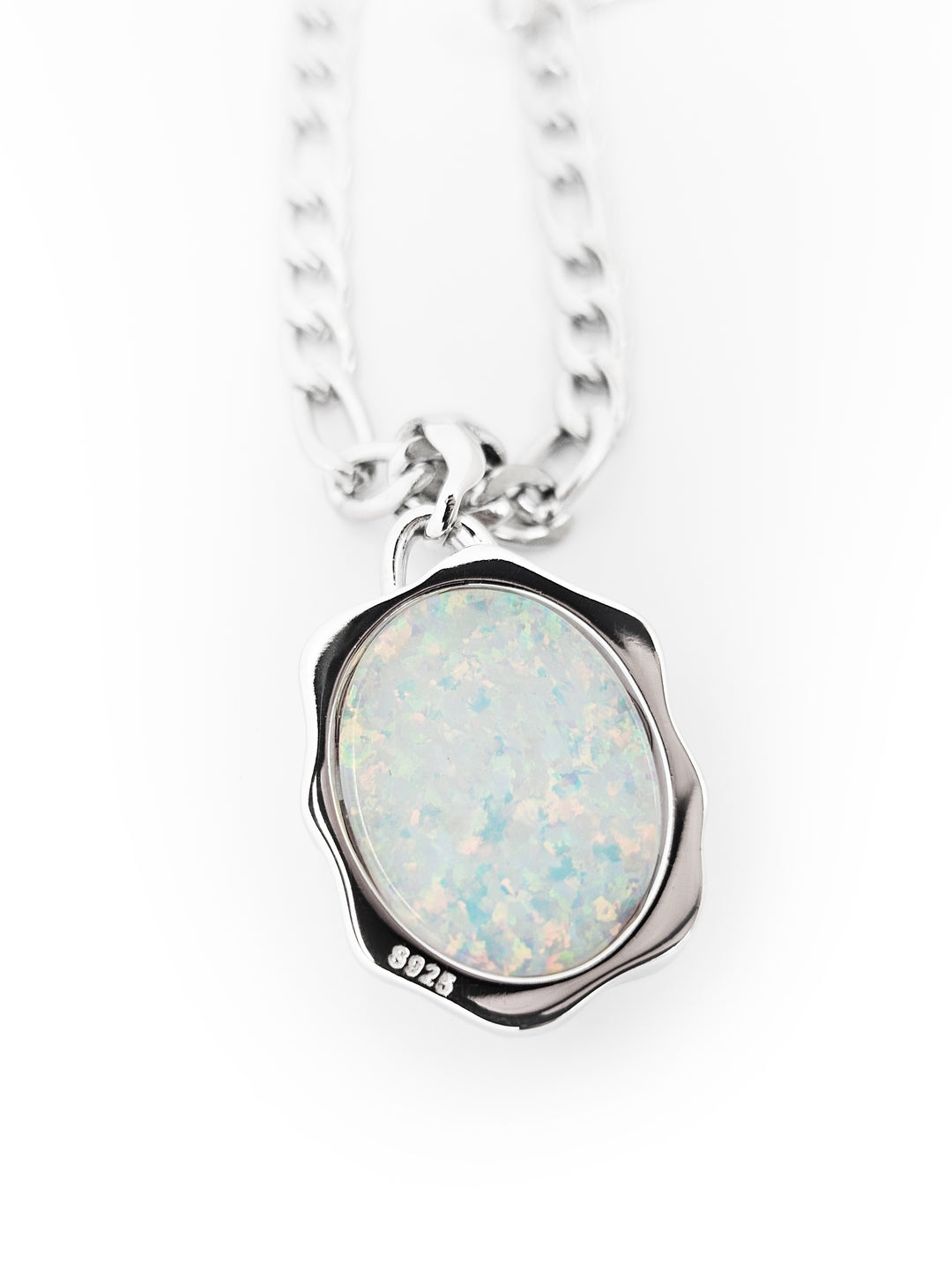 Amorpha - .925 Silver Opal Pendant