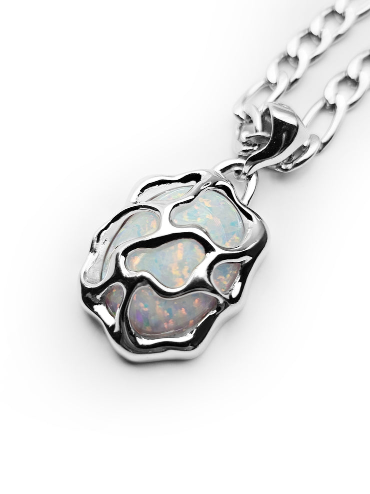 Amorpha - .925 Silver Opal Pendant