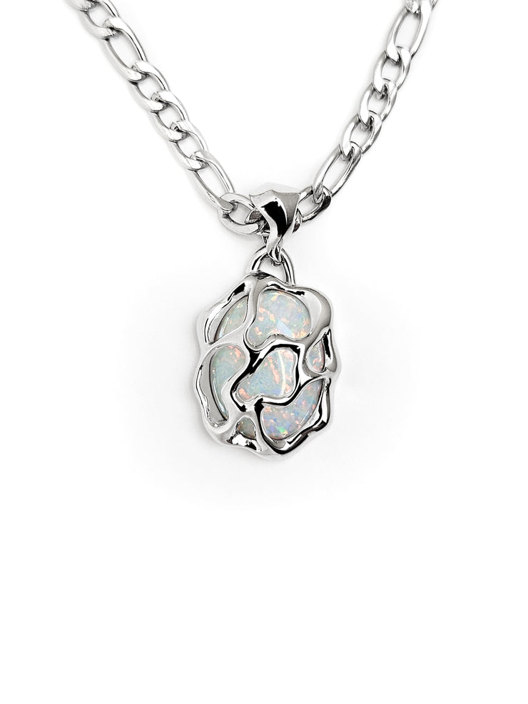 Amorpha - .925 Silver Opal Pendant