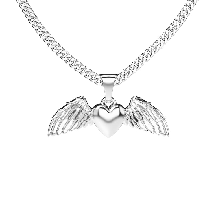 Winged Heart Pendant