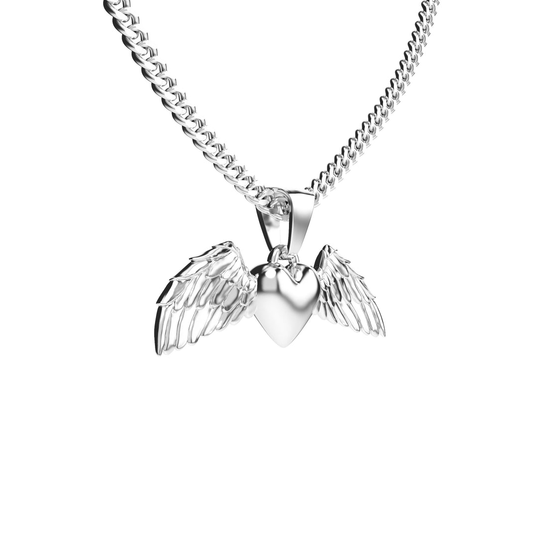 Winged Heart Pendant